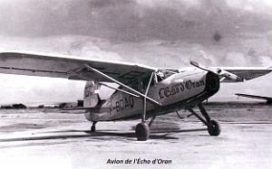 Oran - Echo d'Oran - Avion